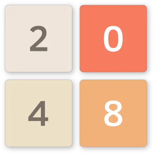 Game 2048 Version V5 Amazoncouk Apps U0026 Games Vertical Png Games App Icon