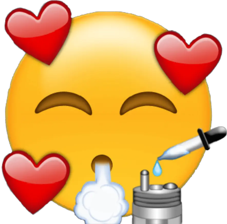 Vapenation Png Vape Vaping Vapenation Emoji Loved Vape Emoji Vape Transparent Background