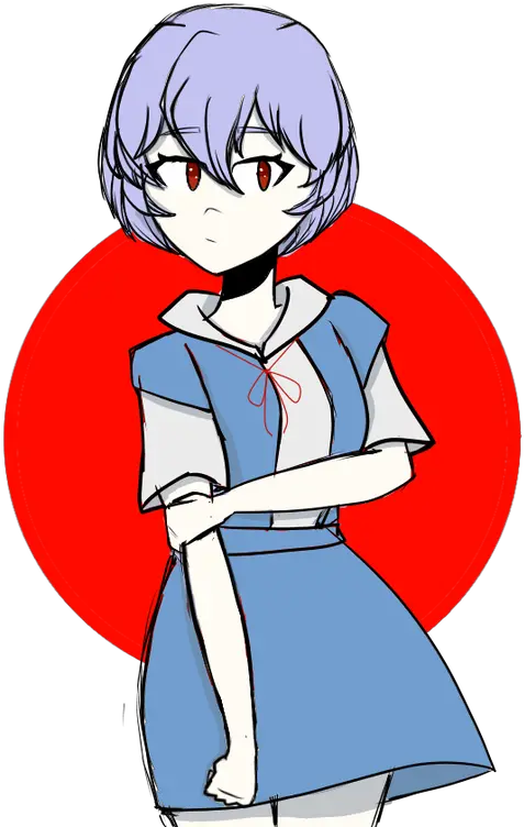 Rotate U0026 Resize Tool Transparent Bars Anime Cartoony Rei Ayanami Png Rei Ayanami Png