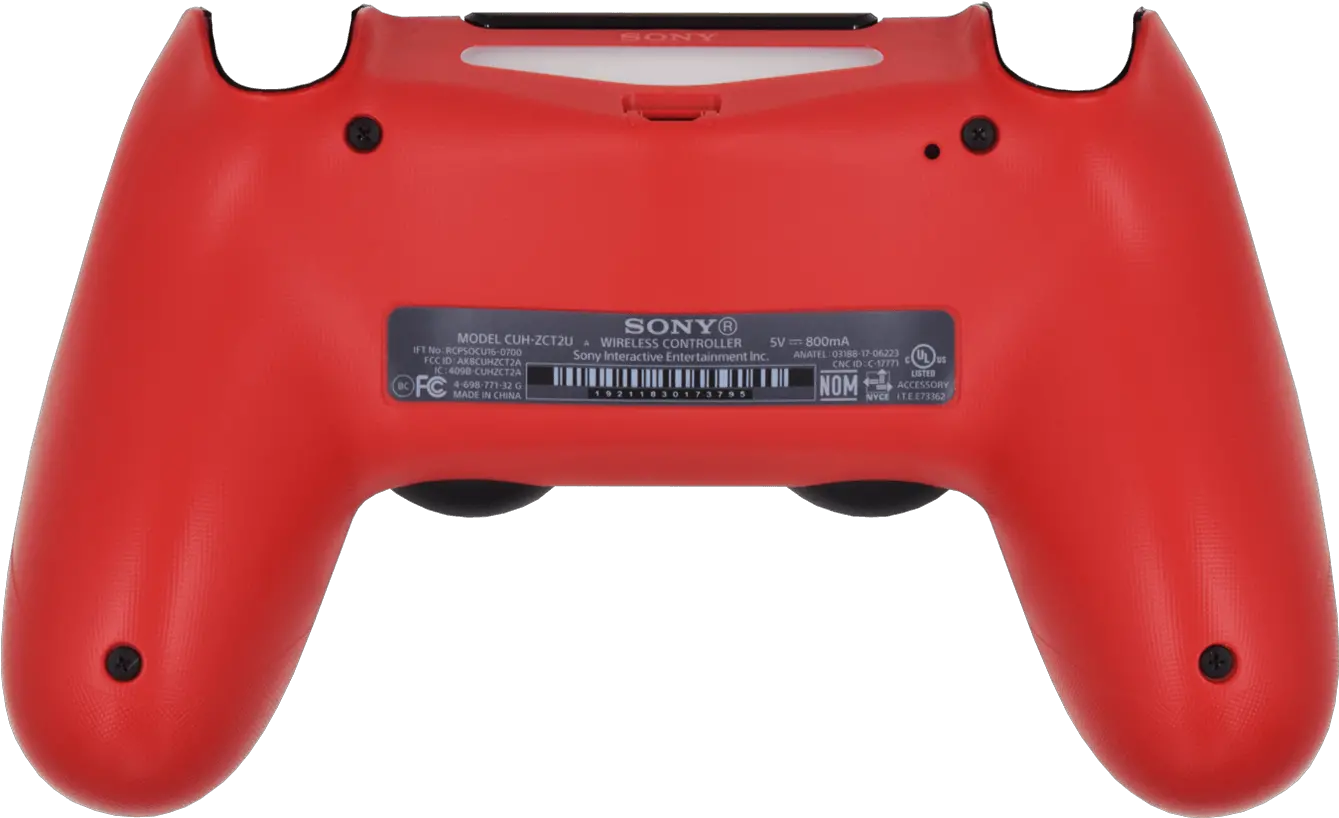 Ps4 Controller Magma Red Back Shell Ps4 Controller Red Back Png Ps4 Controller Png