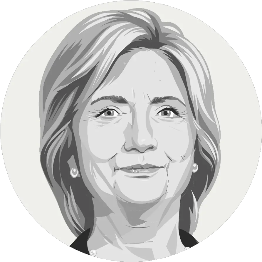 The 2016 Election Fact Checker Hillary Clinton Caricature No Background Png Hillary Clinton Face Png