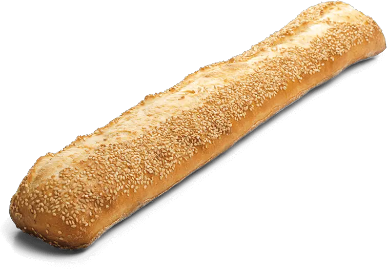 Sesame Semolina Baguette French Bread With Sesame Seeds Png Baguette Transparent