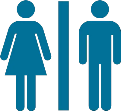 Male Female Bathroom Symbols Toilet Restroom Sign Png Male Toilet Icon