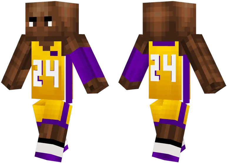 Kobe Bryant Minecraft Skins Basketball Minecraft Skin Png Kobe Bryant Png