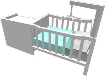 Baby Crib Roblox Cradle Png Crib Png