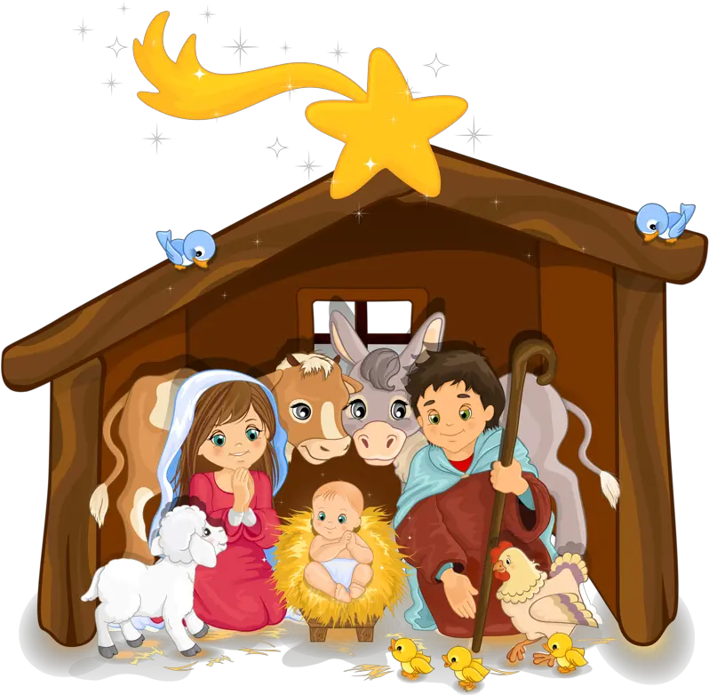 Manger Clipart Pesebre Nacimiento De Jesus Animado Png Manger Png