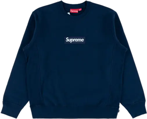 Supreme Box Logo Crewneck Supreme Crewneck Png Box Logo Png