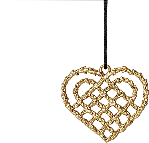 Braided Christmas Heart Ornament Rosendahl Karen Blixen Jul Hjerte Png Holiday Icon Chrome Stocking Holder