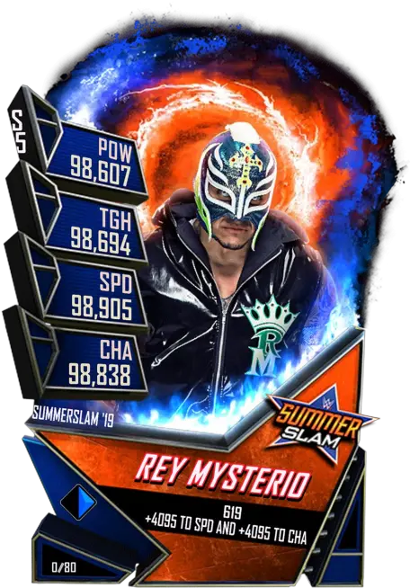 Rey Mysterio Wwe Supercard Season 1 Debut Wwe Summerslam Png Rey Mysterio Png