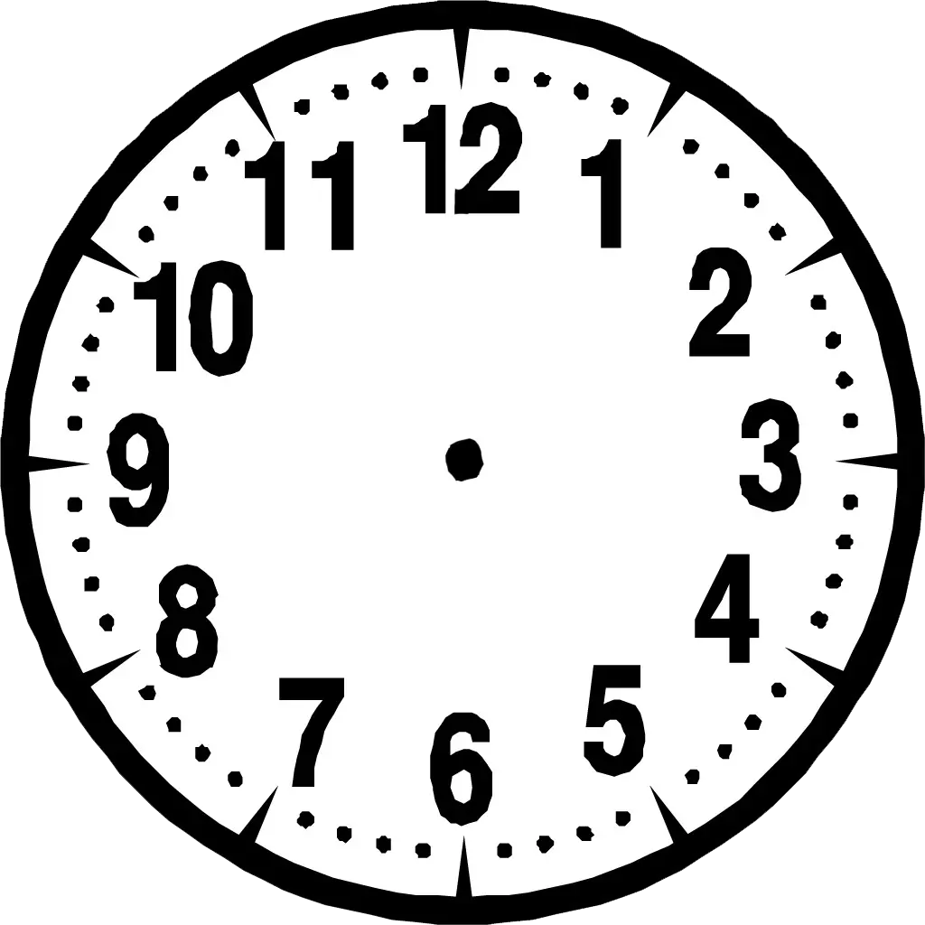 Transparent Background Clock Face Png