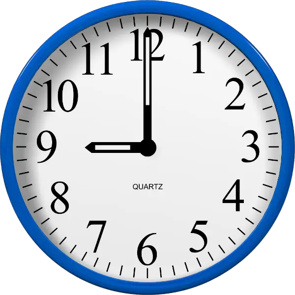 Square Clock Png