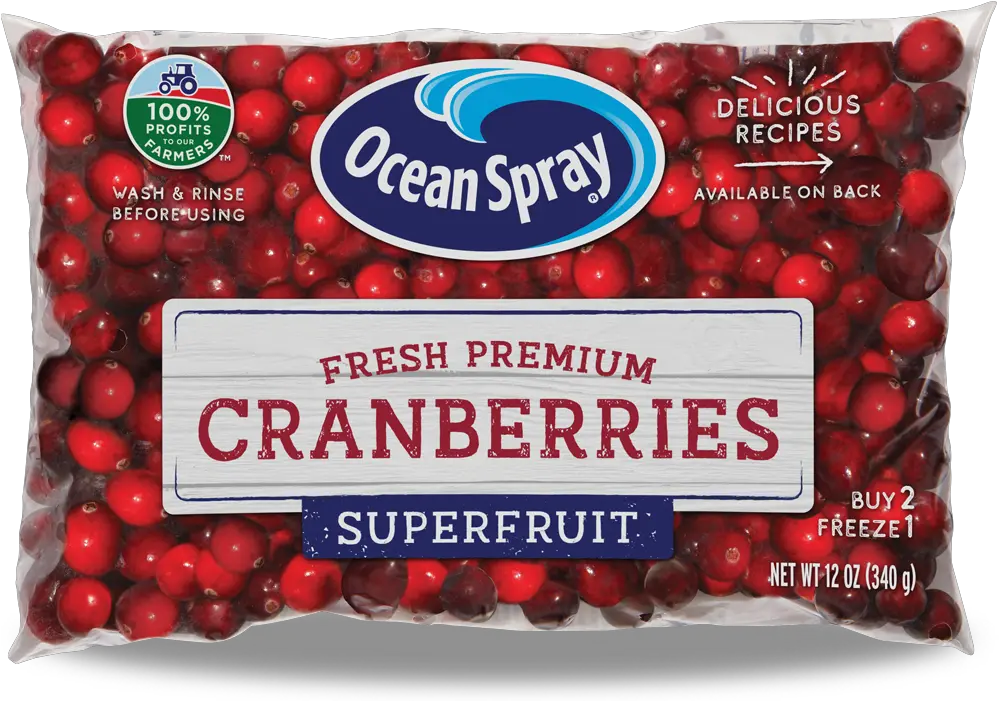 Ocean Spray Fresh Cranberries Raw Cranberries Png Cranberry Png