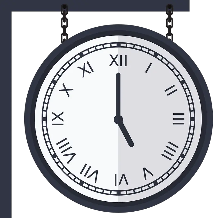 Pink Clock Png