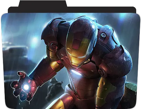 Creativefolders Iron Man Awesome Png Anime Music Folder Icon