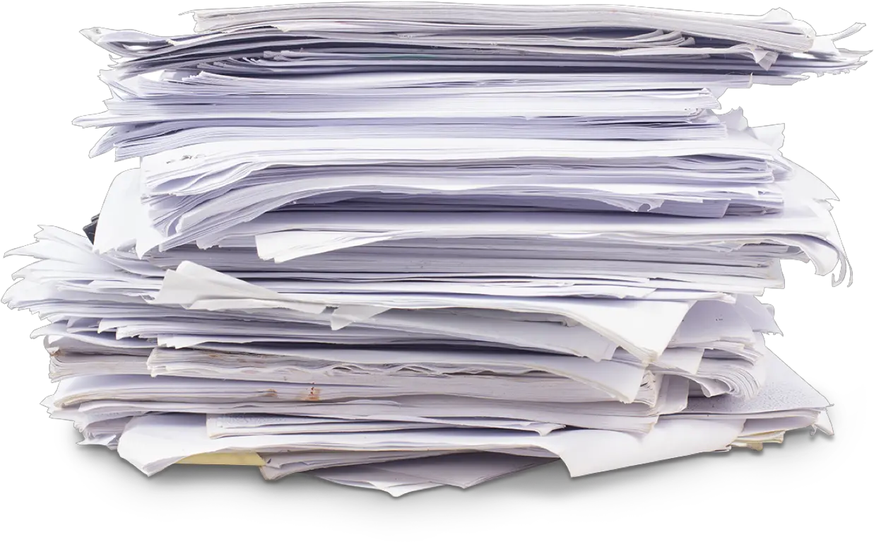 Download Stack Of Papers Office Paper Waste Png Stack Of Papers Png