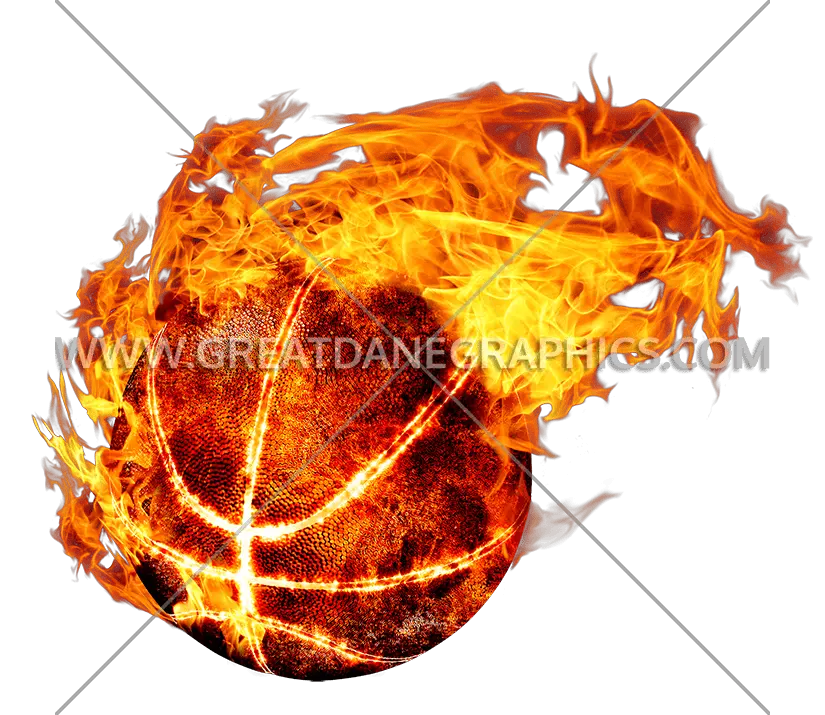 Fireball Basketball Basketball Fire Ball Png Fireball Transparent