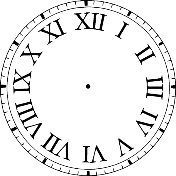 Clock Template Png