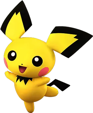 Pichu Super Smash Bros Ultimate Super Smash Bros Ultimate Characters Pichu Png Smash Ultimate Png