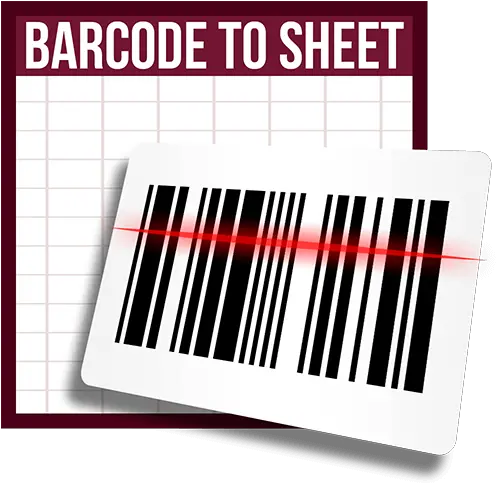 Barcode To Sheet Mobile App Barcode To Sheet App Png Android Material Barcode Icon