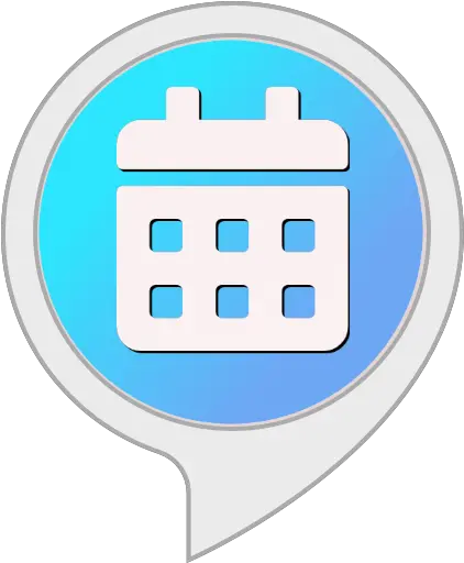 Amazoncom My Monthly Calendar Alexa Skills Language Png Date Icon Vector