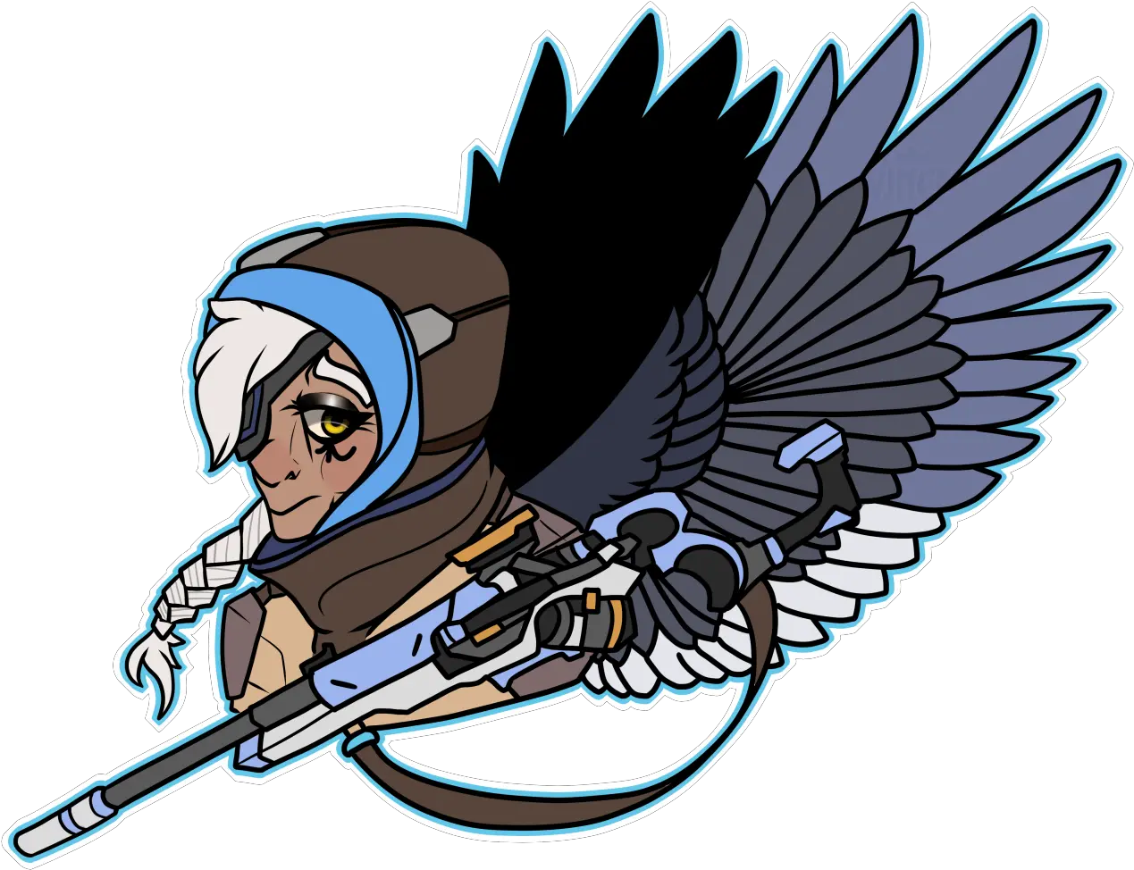 Ana Amari Overwatch Ana Amari Transparent Png Ana Overwatch Png