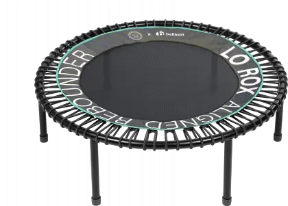 Lo Rox Aligned Rebounder By Lauren Roxburgh Bellicon Rebounder Png Bell Icon Transparent