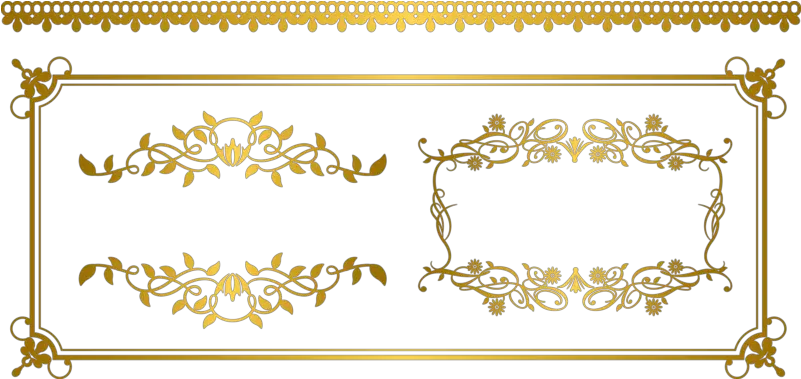 Gold Euclidean Vector Ornament Fancy Gold Border Png Gold Vector Border Png Fancy Borders Png