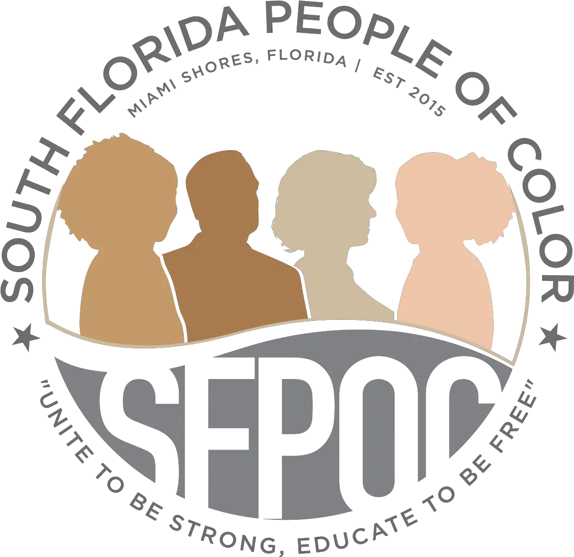 South Florida People Of Color Unity360 Institute For Anti Sharing Png Florida Silhouette Png