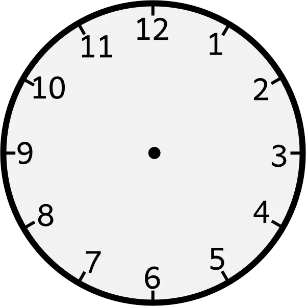 Black Clock Png