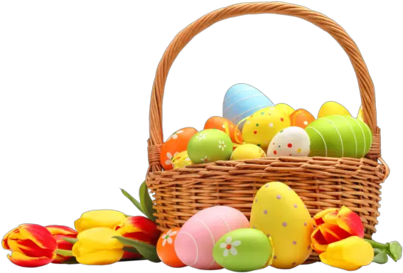 Resurrection Of Jesus Easter Bunny Basket Food Happy Easter Eggs Png Easter Bunny Transparent Background