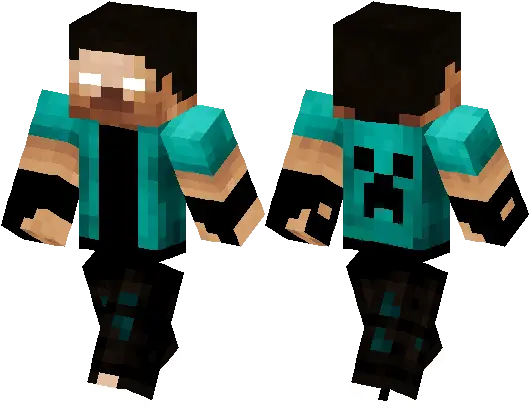 Download Skin Minecraft Pe Herobrine Cool Minecraft Herobrine Skin Png Herobrine Transparent