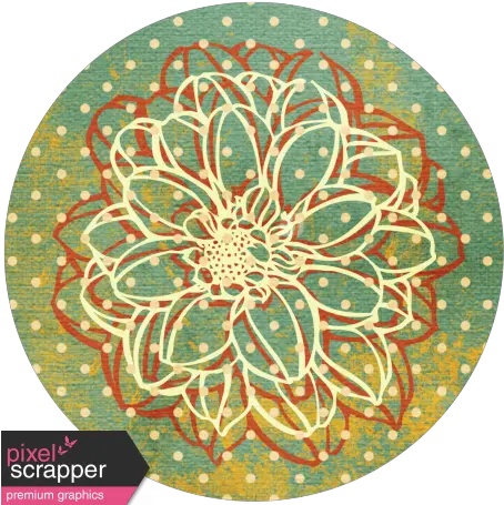 Discover Circle Floral Green Graphic By Marisa Lerin Circle Png Floral Circle Png