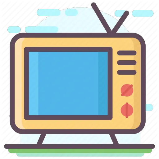 U0027flat Bundle 4u0027 By Vectors Point Television Set Png Retro Tv Png