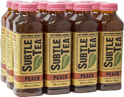 Peach Subtle Tea Case 12 Bottles Free Shipping U2014 The Subtle Tea Company Png Ice Tea Png