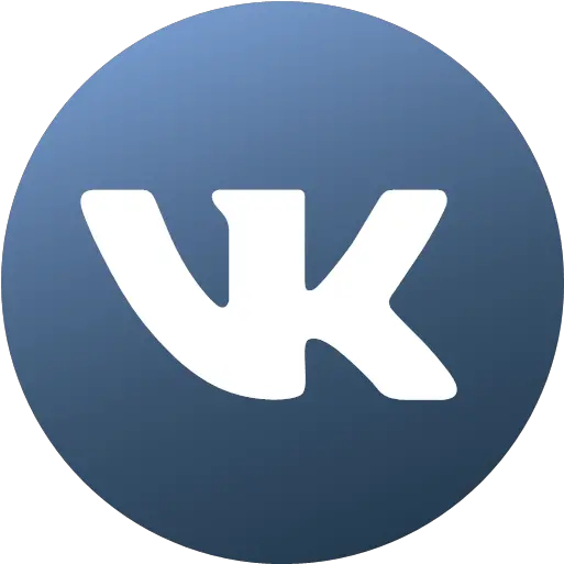 Social Media Vk Icon Png Gradient Circle