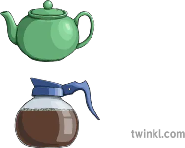 Teapot And Coffee Pot Illustration Twinkl Paper Cut Out Trophy Png Coffee Pot Png