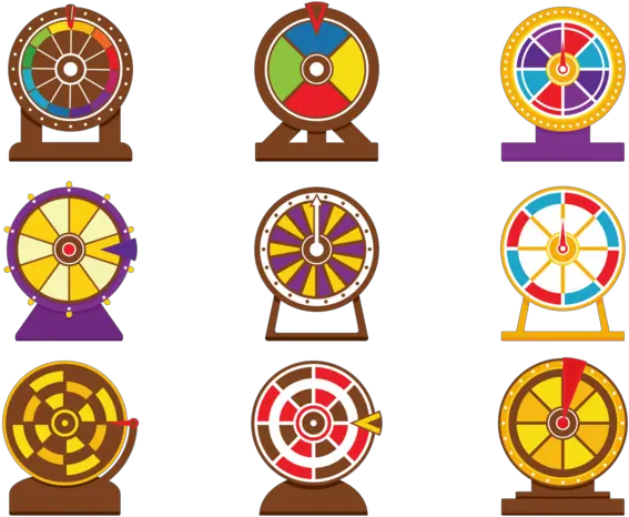 Vector Spinning Wheel Game Download Free Vectors Clipart Vector Spin Wheel Game Png Glowing Cross Png