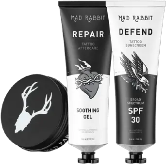 Tattoo Gel Soothes Skin After Session Mad Rabbit Mad Rabbit Tattoo Png Rabbit Is Displaying User Icon Over Half The Screen?