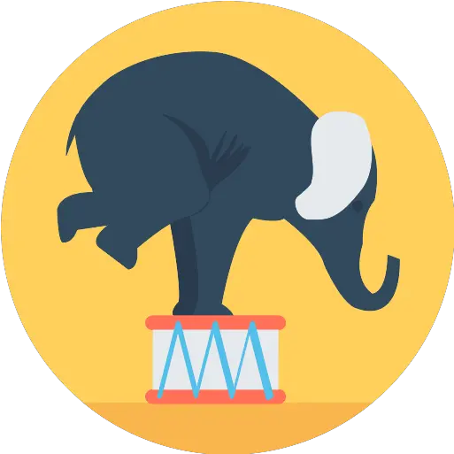 Elephant Circus Vector Svg Icon 2 Png Repo Free Png Icons Big Circus Elephant Png