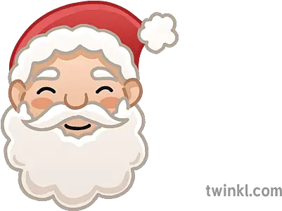 Santa Emoji Icon Xmas Phone Topics Mixed Calculations Mojimaths Santa Claus Png Santa Claus Icon