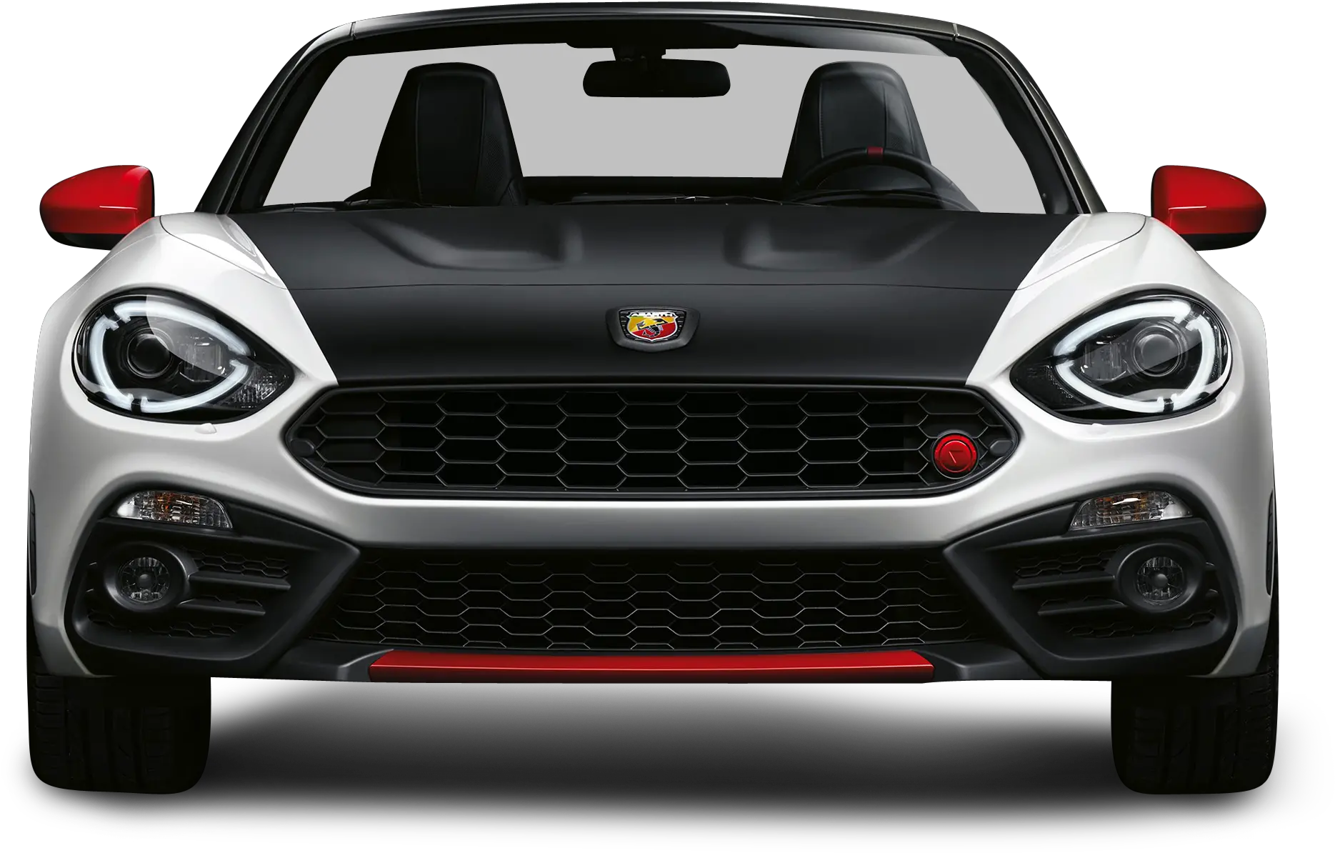 White Fiat 124 Spider Abarth Front View Fiat 124 Spider Abarth Front View Png Front Of Car Png