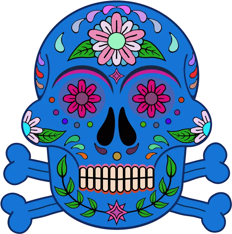 Day Of The Dead Sugar Skull 800 X Png Transparent Portable Network Graphics Calavera Png