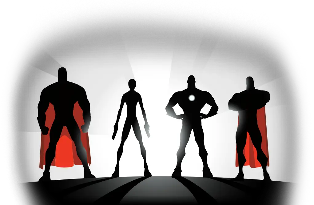 Projects Team U2013 Nas Solutions Super Hero Project Team Png Superhero Silhouette Png