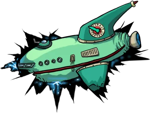 Futurama Png File Download Free Crashed Planet Express Ship Futurama Logo