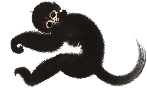 Ink Monkey Computer File Ink Monkey Png Download 700683 Ink Cute Monkey Png