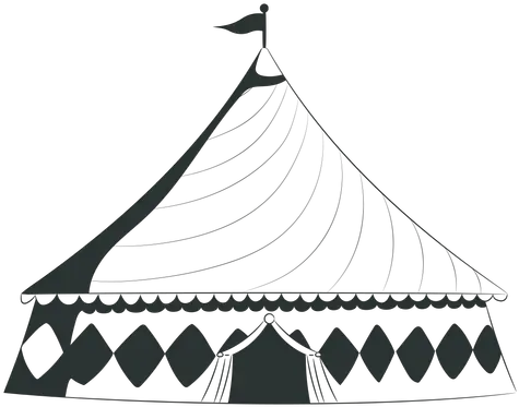 Transparent Png Svg Vector File Illustration Circus Tent Png