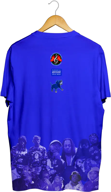 Vip X Blue Bandit Da Collection Album Tshirt U2014 The Png Parental Advisory Explicit Content