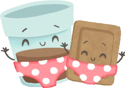 Chai And Biscuit In Undies With Caption Chaddi Buddy Png Gif Icon