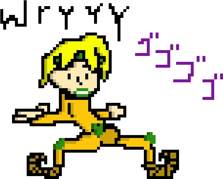 Dio Brando Pixel Art Maker Dio Brando Pixel Art Png Dio Brando Transparent