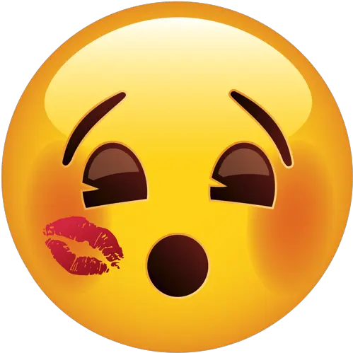 Emoji U2013 The Official Brand Flushed Face With Open Mouth Zoom In Icon Png Kiss Mark Png